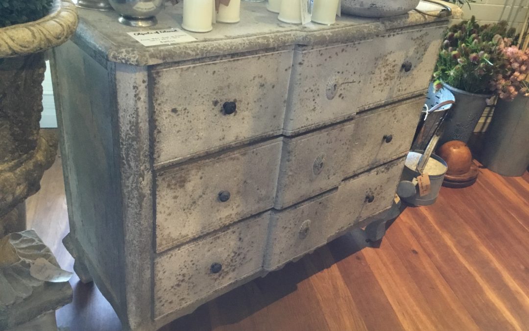 French Style Painted Chest of Drawers $1495