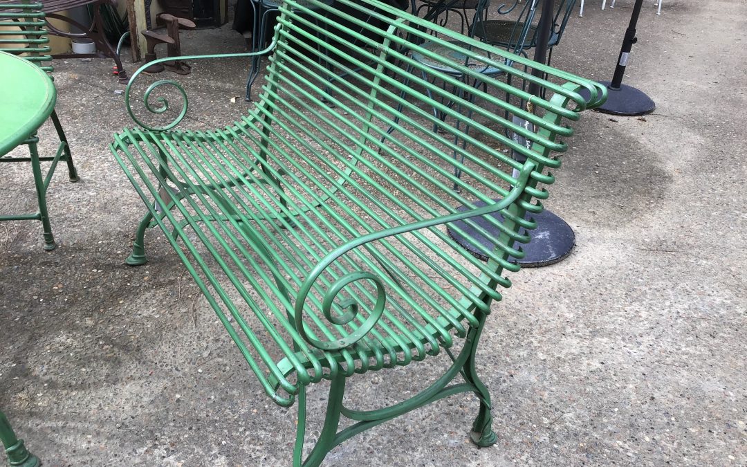 2 Seater French Arras iron Garden Bench Seat $1895 (Pre Order)