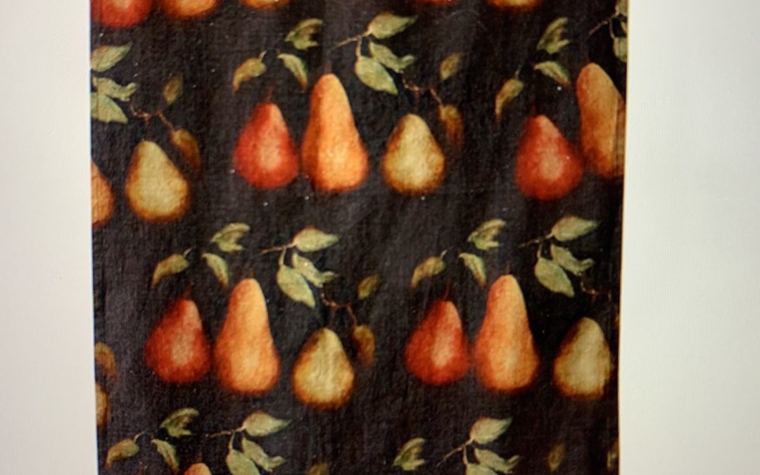 French Linen Pear Tea Towel    $39.95