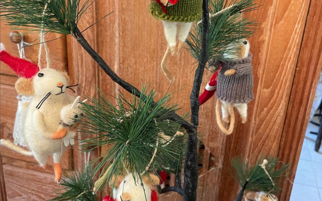 Christmas Mice Decorations $16.95