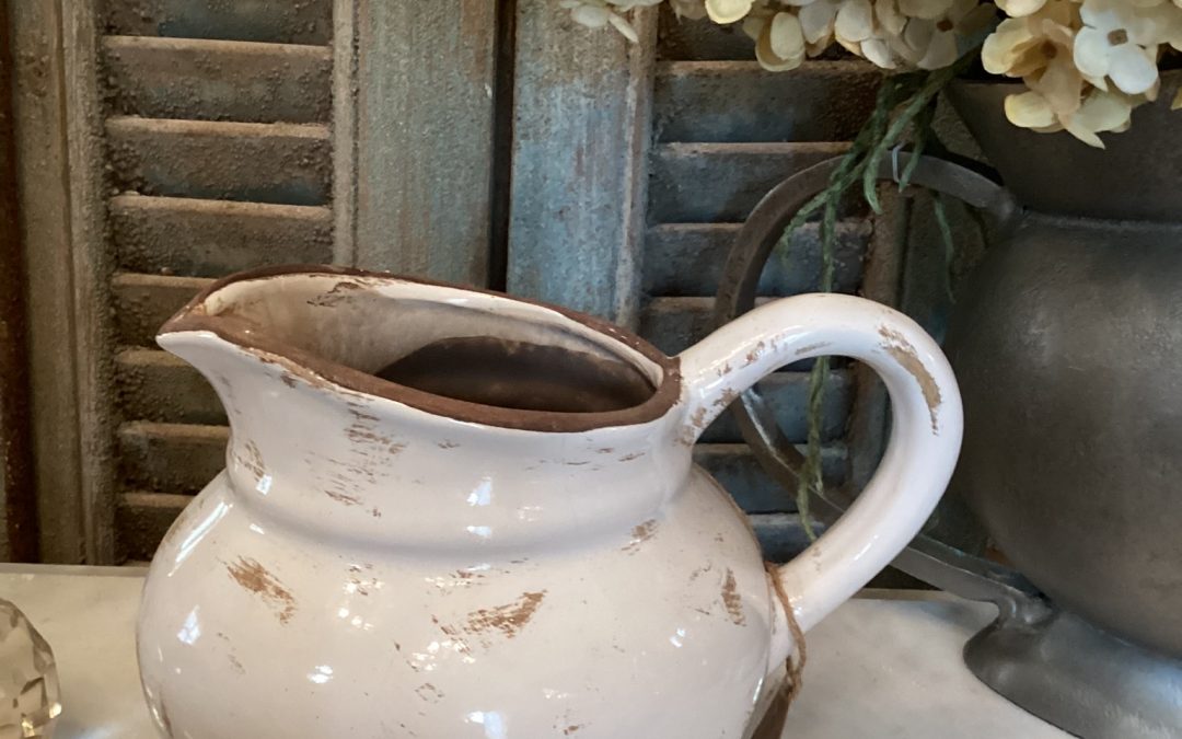 Small Squat Distressed Jug $46.50 Reduced $30