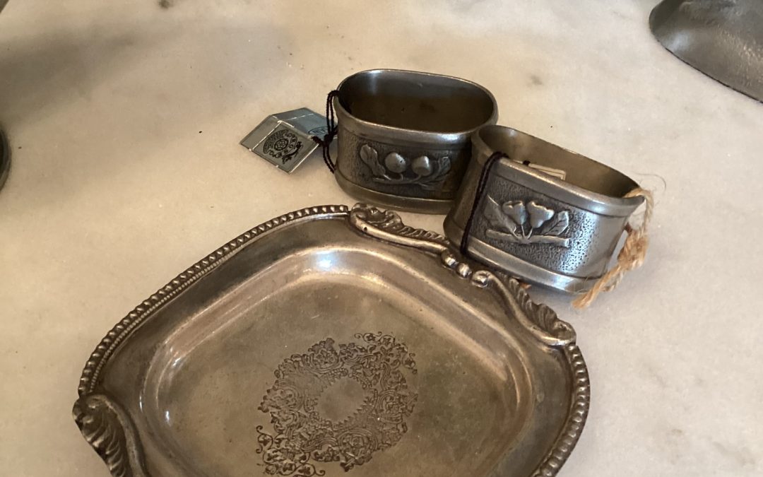 Pewter Serving Tray (Sold)