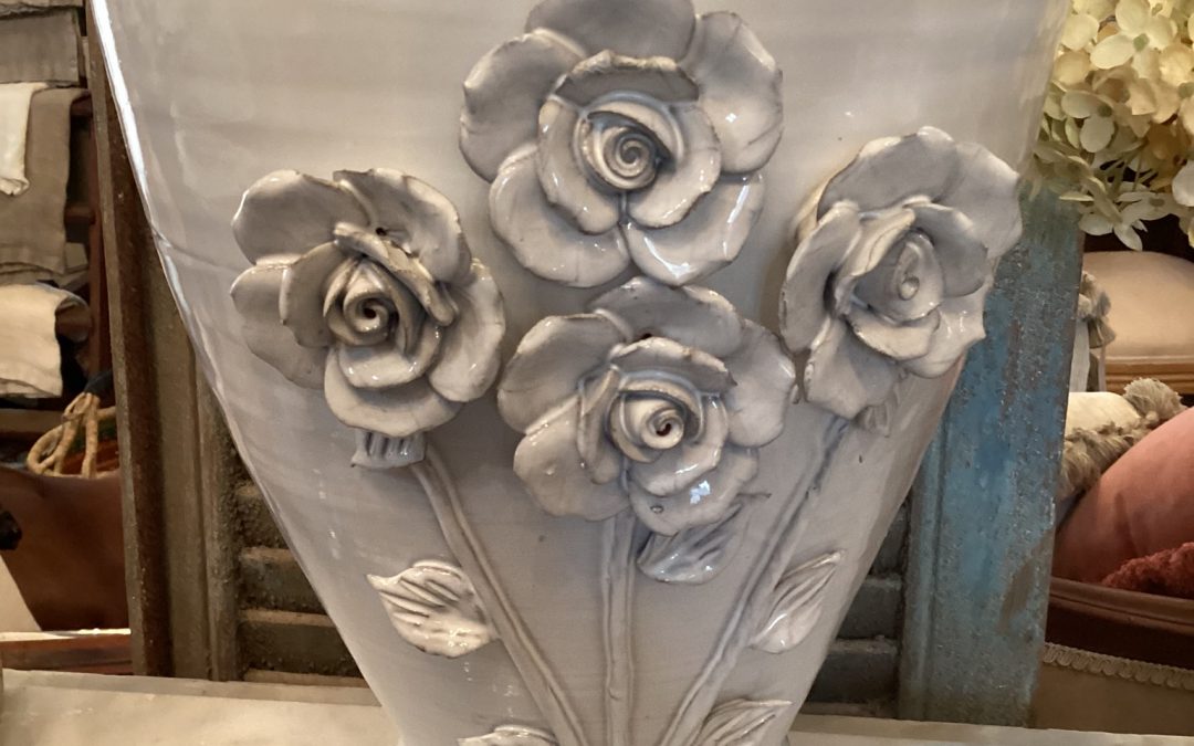 Flower Motive Vase/Urn   $229.95