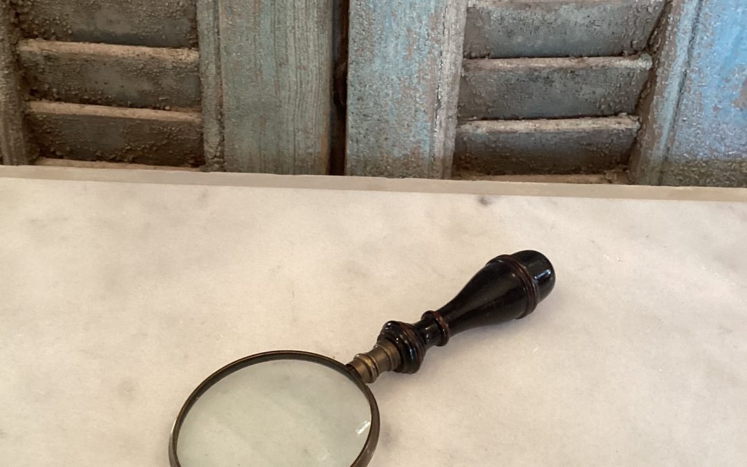 Brass and Wooden Handle Magnifying Glass $89.95