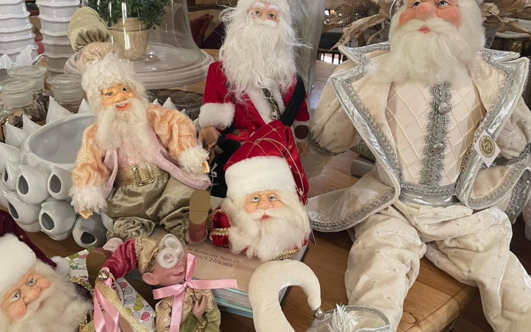 Various Santa Decorations