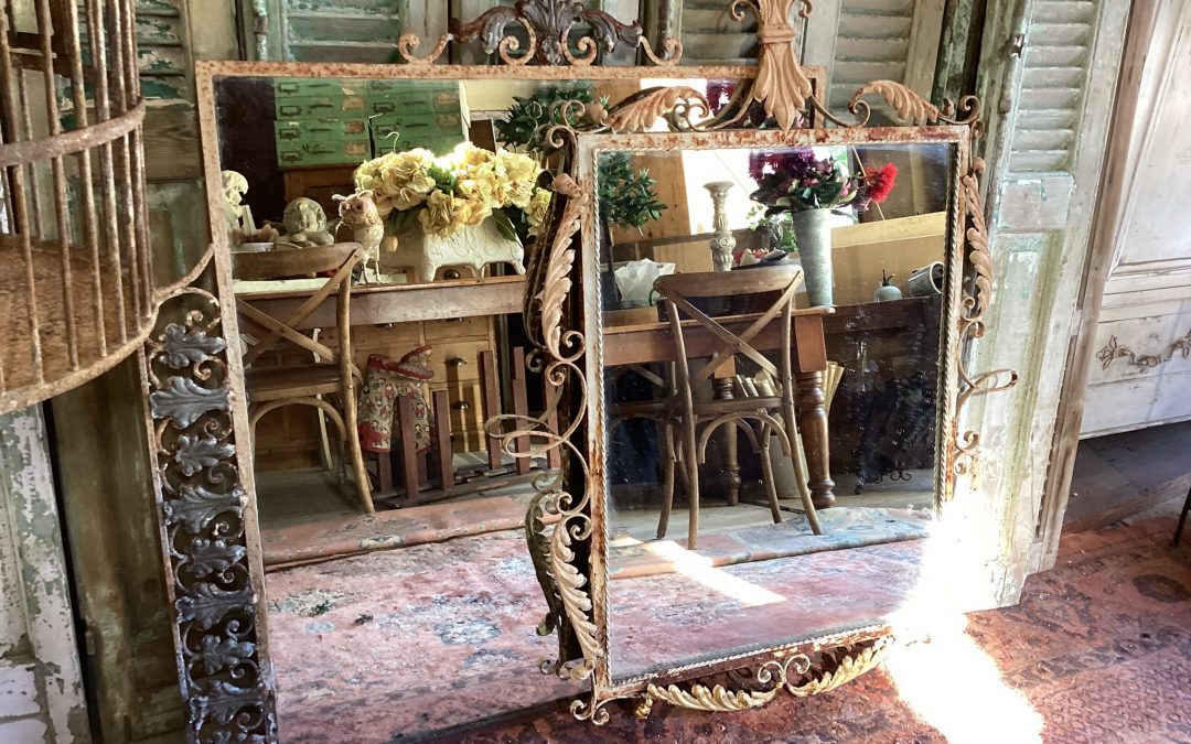 Antique Iron Mirrors